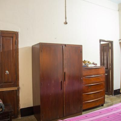 Old Wooden Furnitures Stored In The Bedroom
