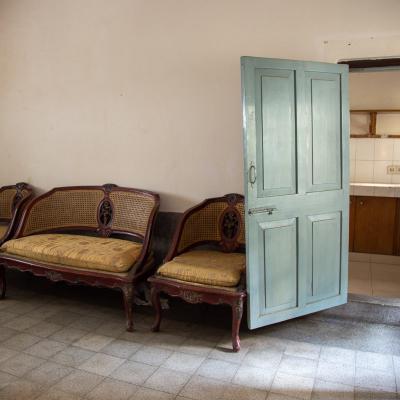 Extended Part Of The House Designed With Similar Doors