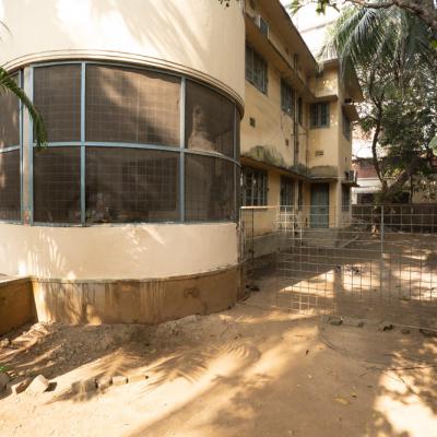 Exterior View Of The Netted Verandah Which Was Open Originally