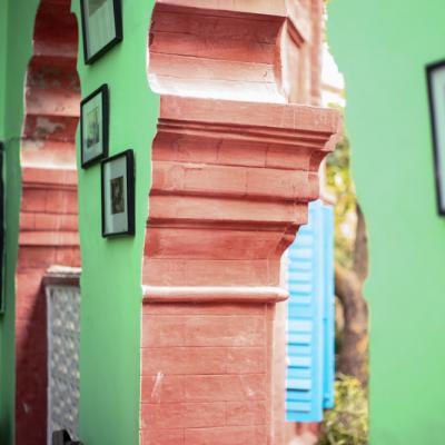 Arched Opening Depicting An Architectural Style Built With A Close Resemblance To The Indo Saracenic Manner Of The Curzon Hall