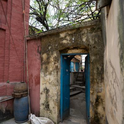 Access Through Wooden Door From Outdoor Complex1