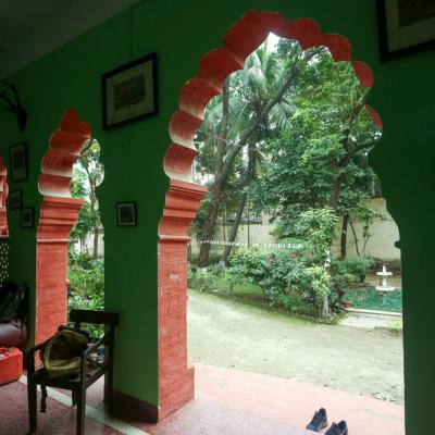 Arched Opening Depicting An Architectural Style Built With A Close Resemblance To The Indo Saracenic Manner Of The Curzon Hall