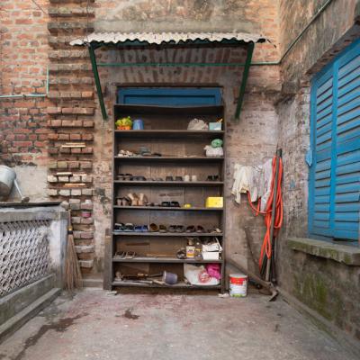 Shoe Rack At The Exterior Verandah At East