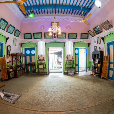The Central Hall Of The House Was Initially Designed For Family Gatherings But Over The Time It Has Transformed Into More Of A Spiritual Space.14