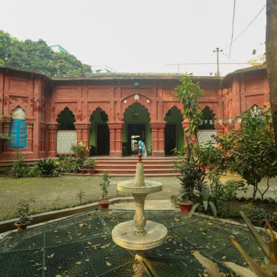 The Front Courtyard With Fountain