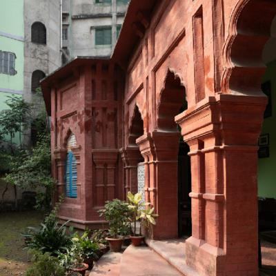 Red Oxide Paint Used For Haturia House Exterior