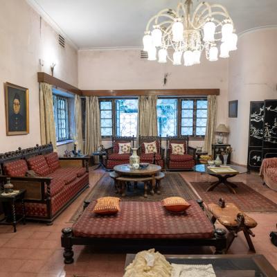 The Living Room Of The House Adorned With Old Furnitures10