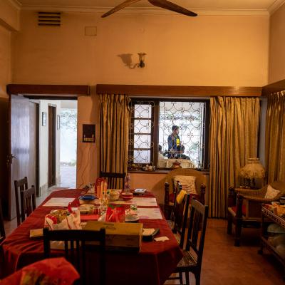 The Multiple Connection To Outdoors And The Southern Windows Keep This Room Well Lit And Properly Ventilated Throughout The Day