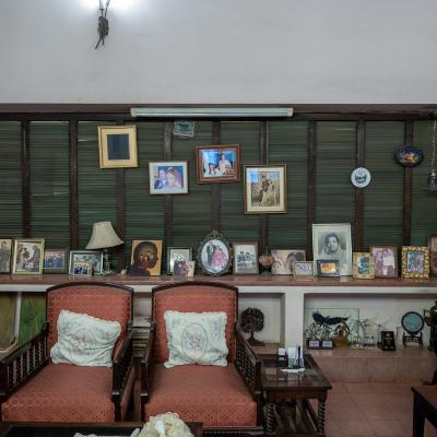 Wooden Screen Used In The Interior