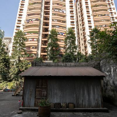 Multistoried Buildings In The North Where There Was An Orchard