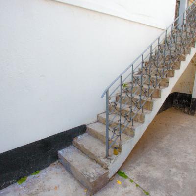 Staircase To The Servants Quarter On Top Of The Garage