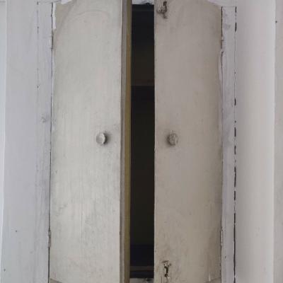 In Built Wooden Cabinets
