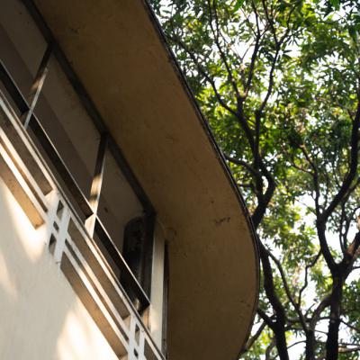 Play Of Light And Shadow In The Exterior Wall
